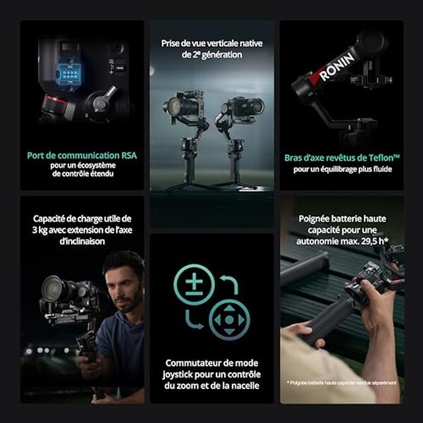 Découvrez le test complet du DJI RS 4, le stabilisateur 3 axes dernière génération pour vidéos professionnelles. Performances, caractéristiques et avis d'expert inclus.
