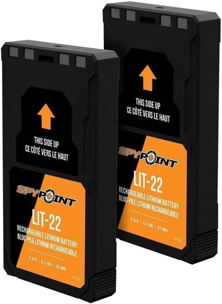 Test de la batterie rechargeable Spypoint lit-22 pour caméras Flex