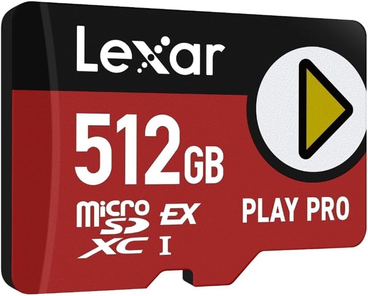 Test de la carte microsdxc Lexar play pro 512go pour gaming