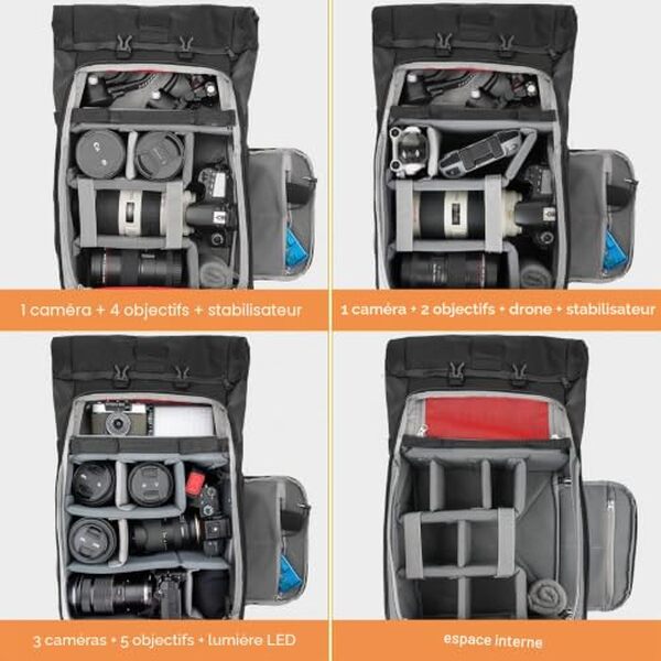 Découvrez notre test complet du sac à dos Besnfoto étanche pour appareil photo et PC : caractéristiques, avantages et inconvénients pour bien choisir votre sac. 