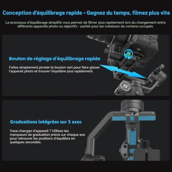 Découvrez notre test détaillé du stabilisateur à 3 axes Feiyutech SCORP-C2 : caractéristiques, performances, avantages et inconvénients pour choisir le meilleur équipement. 