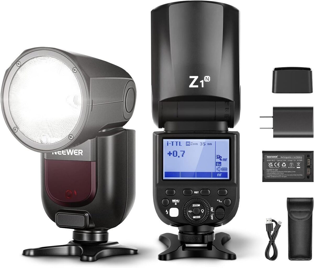 Test du Neewer Z1-N : flash innovant pour nikon dslr