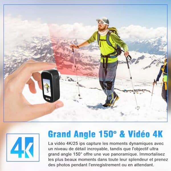 Découvrez notre avis complet sur la caméra d'action Nisanmoon 4K wifi : étanchéité, magnétisme et performance en vidéo ultra HD.