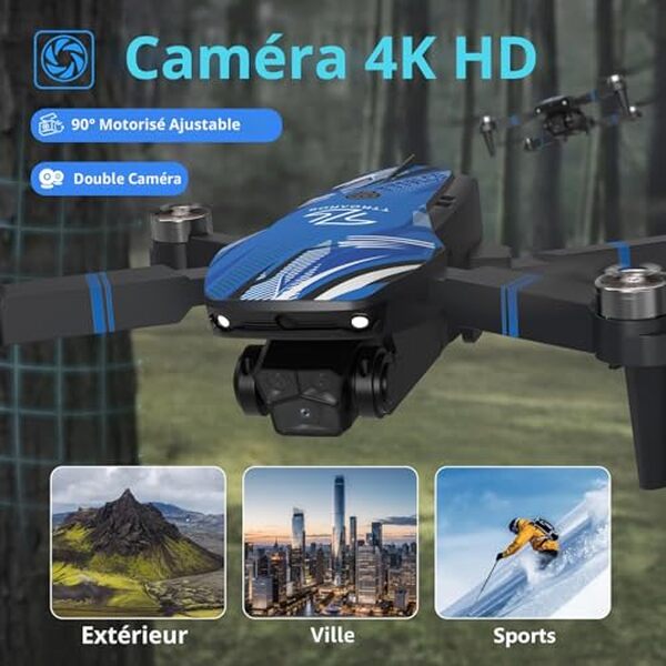 Découvrez notre test détaillé du drone Ttroards TT19LCD équipé d'une caméra 4K et d'un écran LCD. Caractéristiques, performances et avis d'expert.
