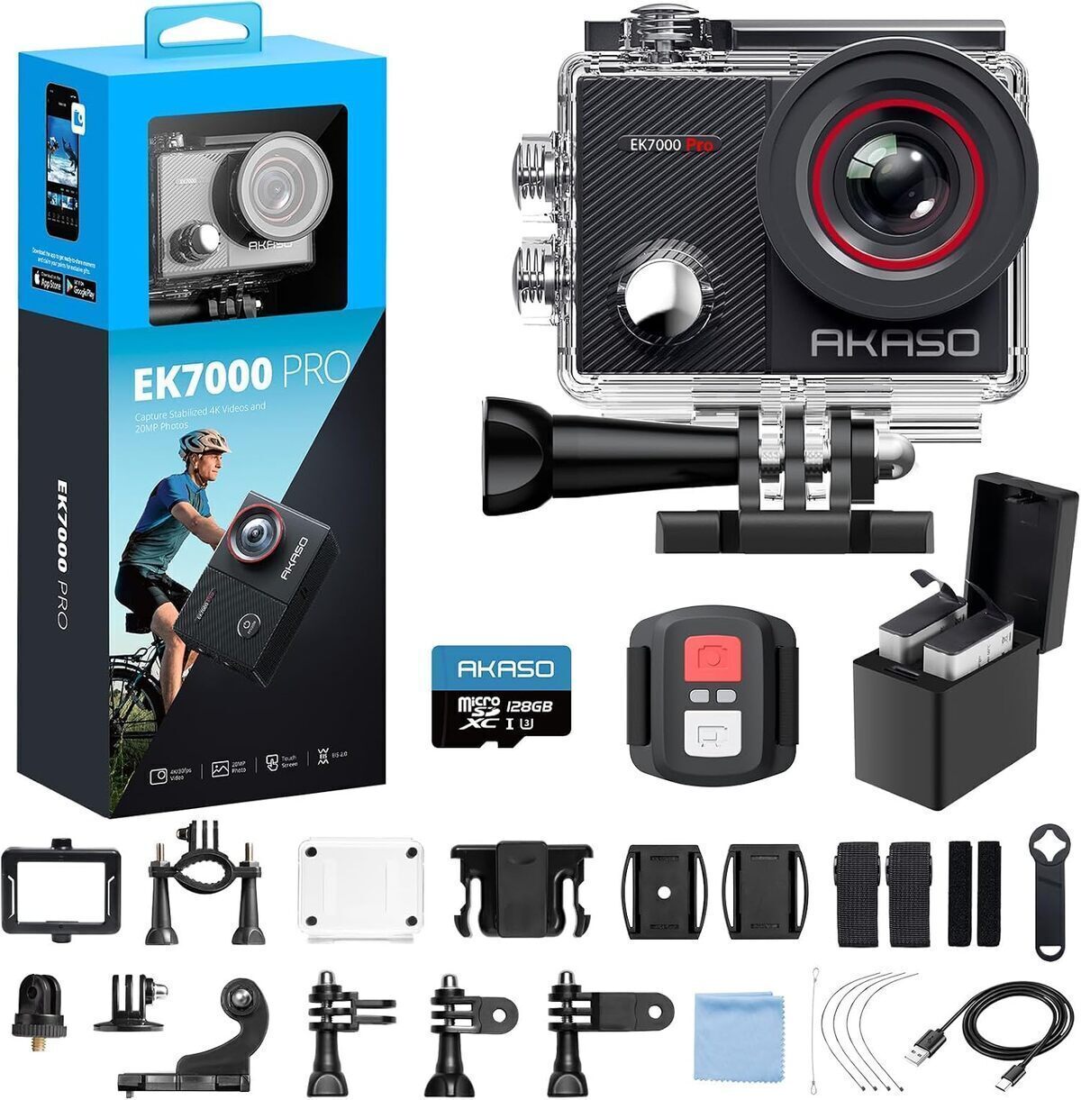 Test de la caméra sport Akaso EK7000 Pro 4K : performance et polyvalence