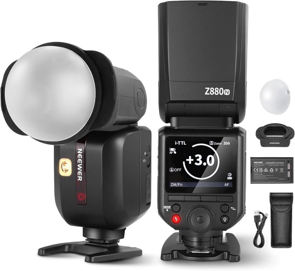 Test du flash Neewer Z880-N TTL 76W pour nikon