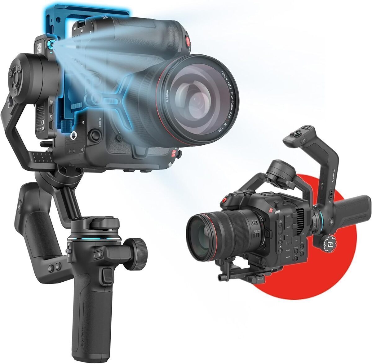 Test du stabilisateur FeiyuTech SCORP-C2 : prise de vue IA pour reflex