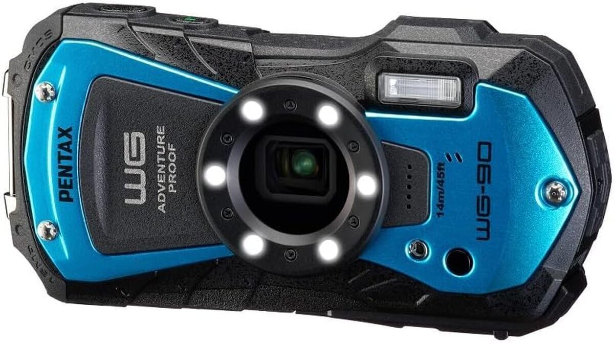 Test : pentax WG-90 bleu, appareil photo compact étanche