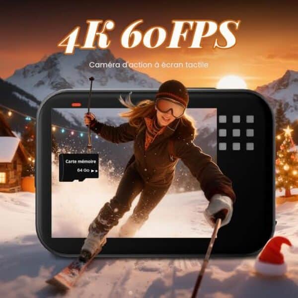 Découvrez notre test détaillé de cette caméra d'action étanche 4K60FPS avec zoom 8x et télécommande. Performances, avantages et verdict pour vos aventures.