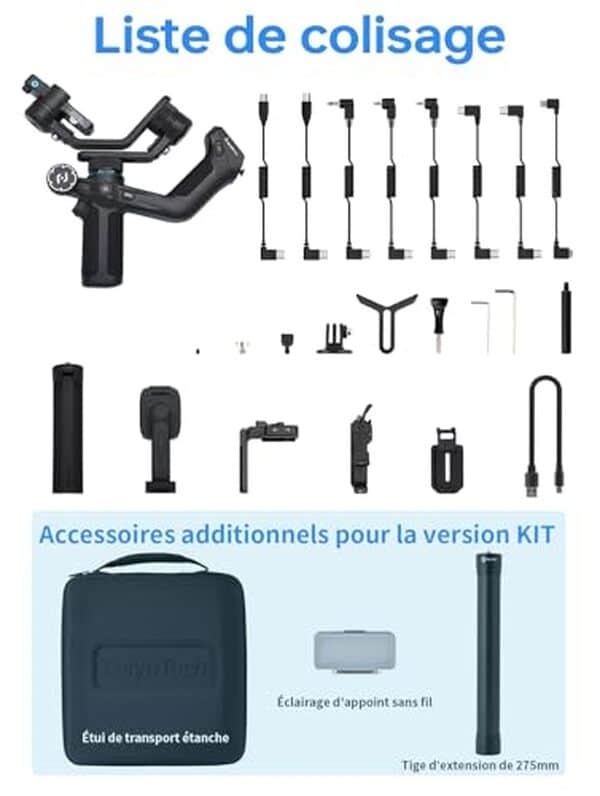 Découvrez notre test complet du stabilisateur 3 axes Feiyu SCORP Mini2 : performances, versatilité et prix. Avis d'expert pour les créateurs de contenu.